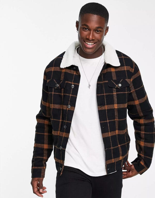Jacket Quilted Coat Sherpa Lined