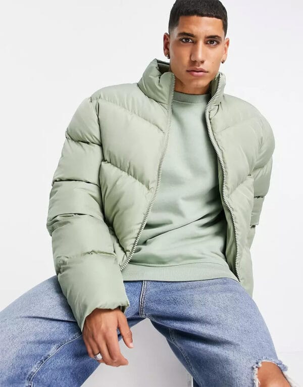 Jacket Quilted Coat Sherpa Lined - Image 4